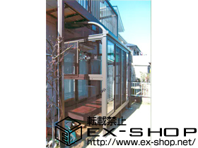 のテラス囲い・サンルーム ほせるんですII R型 床納まり ランマ無し 積雪〜20cm対応 施工例