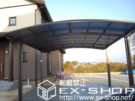 のカーポート カーブポートシグマIII ワイド 積雪〜20cm対応 施工例