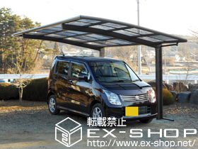 のカーポート カーブポートシグマIII 積雪〜20cm対応 施工例