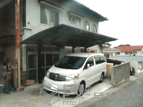 のカーポート カーブポートシグマIII 延長 積雪〜30cm対応 施工例