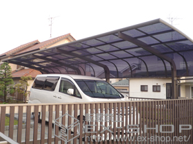 のカーポート テールポートシグマIII 縦連棟 積雪〜30cm対応 施工例