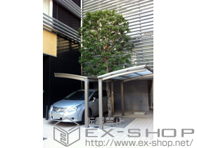 のサイクルポート・駐輪場 カーブポートシグマIII ミニ 積雪〜20cm対応 施工例