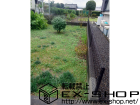 のフェンス・柵 エクスラインフェンス13型 自由柱施工 施工例