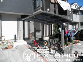 のサイクルポート・駐輪場 レイナポート ミニ 積雪〜20cm対応 施工例