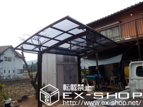 のカーポート カーブポートシグマIII 積雪〜20cm対応 施工例