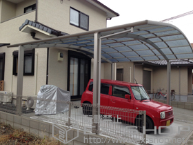 のカーポート レイナツインポート 積雪〜20cm対応 施工例