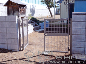 の門扉 ハイグリッド門扉N8型 両開き 施工例