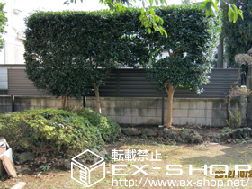 のフェンス・柵 プリレオR9型フェンス 多段柱施工 施工例