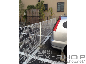 のフェンス・柵 ハイグリッドフェンスN8型 施工例