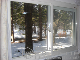 の二重窓（内窓） インプラス ダストバリア仕様 引違い窓 2枚建 施工例