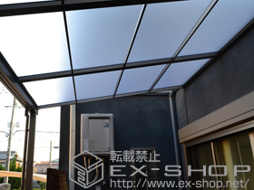 のテラス屋根 ライザーテラスII F型 テラスタイプ 単体 積雪〜20cm対応 施工例