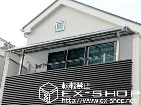 のバルコニー・ベランダ屋根 ライザーテラスII R型 屋根タイプ 単体 積雪〜20cm対応 施工例