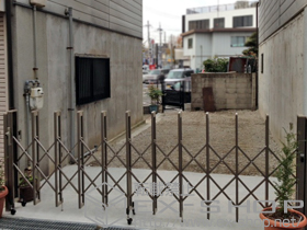 のカーゲート アルシャインIIL型 Aタイプ ノンレール 片開き 施工例