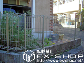 のフェンス・柵 ハイグリッドフェンスN8型 施工例