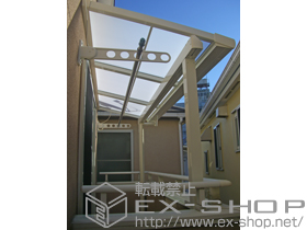 のバルコニー・ベランダ屋根 ライザーテラスＩＩ　F型　積雪〜20cm対応 施工例