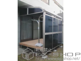 YKKAP�̃o���R�j�[���� ���F�N�^�[�e���X R�^ �e���X�^�C�v �P�� �ϐ�`20cm�Ή�+�O�ʃp�l��2�i+�����ȃp�l�� �A�[���^�p�i���E�e1������j �{�H��