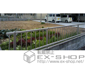 のフェンス・柵 レスティナフェンス21型 フリーポールタイプ 施工例