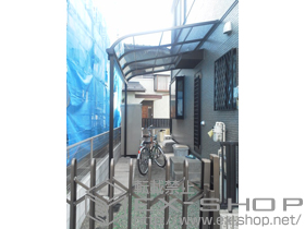 のテラス屋根 ライザーテラスII R型 テラスタイプ 単体 積雪〜20cm対応 施工例