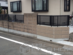 のフェンス・柵 シャレオR10型フェンス　 施工例