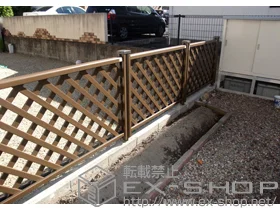 LIXIL ���N�V��(TOEX)�̃t�F���X �X�e�C�E�b�h�t�F���XM1�^ �Ԏd�؂�^�C�v �{�H��