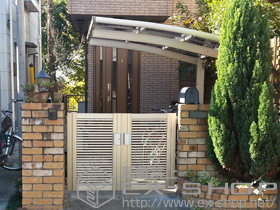 のサイクルポート・駐輪場 レイナポート ミニ 積雪〜20cm対応 施工例