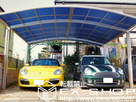 のカーポート レイナツインポート 積雪〜20?対応 施工例