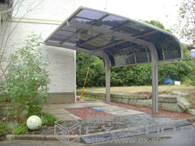 のカーポート テールポートシグマIII 積雪〜30cm対応 施工例