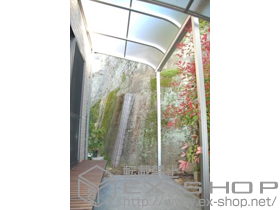 のテラス屋根 プレシオステラス R型 テラスタイプ 単体 積雪〜20cm対応 施工例