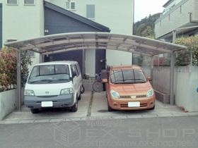 のカーポート カーブポートシグマIII ワイド 積雪〜30cm対応 施工例