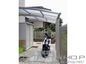 のサイクルポート・駐輪場 レイナポートグランミニ 積雪〜20cm対応 施工例