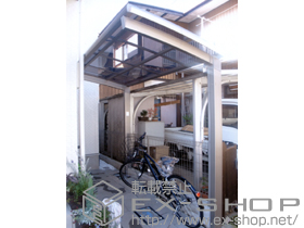 のサイクルポート・駐輪場 カーブポートシグマIII ミニ 積雪〜20cm対応 施工例