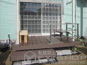 LIXIL ���N�V��(�g�X�e��)�̃E�b�h�f�b�L ���R�X�e�[�WII �P��+���_���f�b�L�t�F���X�@�t���b�g���C���p�l��+���R�X�e�[�WII �P�́@�e���X�����σJ�o�[�Z�b�g �{�H��