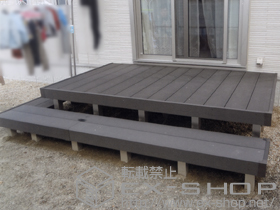 のウッドデッキ リウッドデッキ 200 単体 施工例