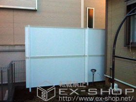 のフェンス・柵 めかくし塀P型 高尺タイプ 自由柱式 施工例