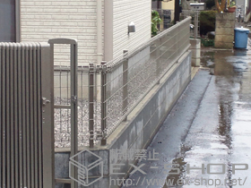 のフェンス・柵 ハイグリッドフェンスN8型 施工例