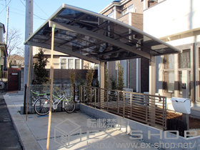 のカーポート カーブポートシグマIII 積雪〜30cm対応 施工例