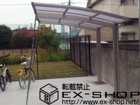 のサイクルポート・駐輪場 レイナポート ミニ 積雪〜20cm対応 施工例