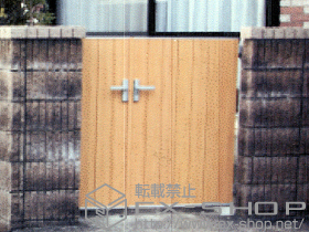 の門扉 ライフモダンII TA型 両開き親子タイプ 施工例