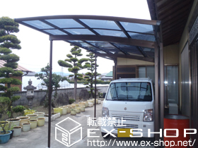 のカーポート プレシオスポート 積雪〜20cm対応＋着脱式サポート 2本入 施工例