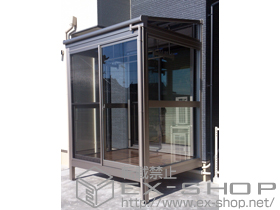 のテラス囲い・サンルーム ほせるんですII F型 床納まり ランマ付き 積雪〜20cm対応 施工例