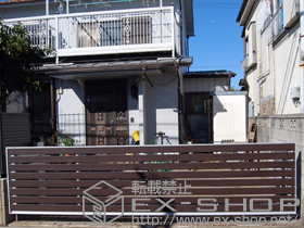 のカーゲート ワイドオーバードアS5型 電動式 施工例