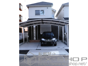 のカーポート レイナポート M合掌 積雪〜20cm対応 施工例