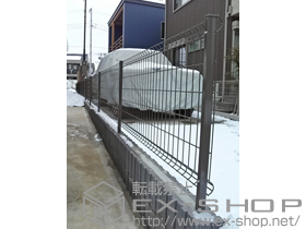 のフェンス・柵 ハイグリッドフェンスUF8型 施工例