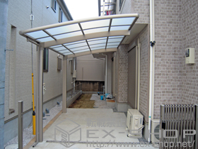 のカーポート カーブポートシグマIII 積雪〜30cm対応 施工例