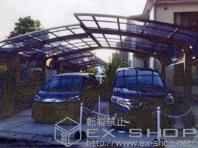 のカーポート テールポートシグマIII M合掌 積雪〜30cm対応 施工例