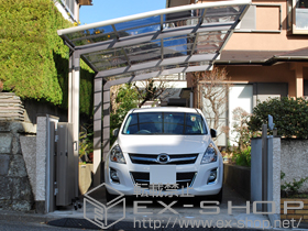 のカーポート カーブポートシグマIII 延長　積雪〜30cm対応 施工例