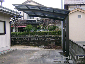 のカーポート カーブポートシグマIII 積雪〜30cm対応 施工例