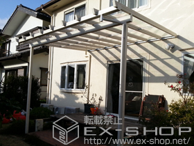 のテラス屋根 ナチュレテラスタイプ 積雪〜20cm対応 施工例