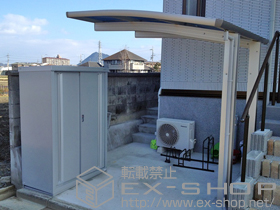 のサイクルポート・駐輪場 レイナポートミニ 積雪〜20cm対応 施工例