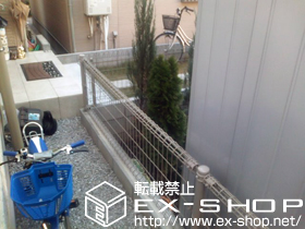 のフェンス・柵 メッシュフェンスG0 間仕切り仕様 施工例